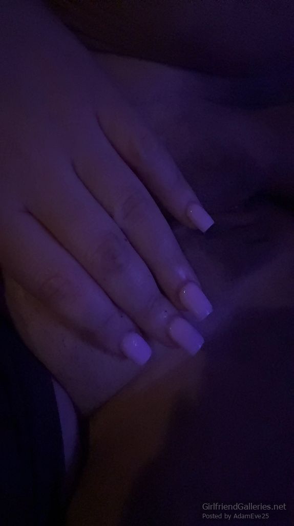 Late night pussy in black lace