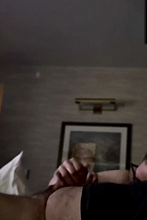 Stroking a cock