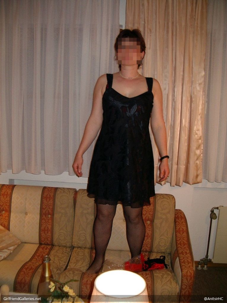 Preparing for a strip dance in the hotel room