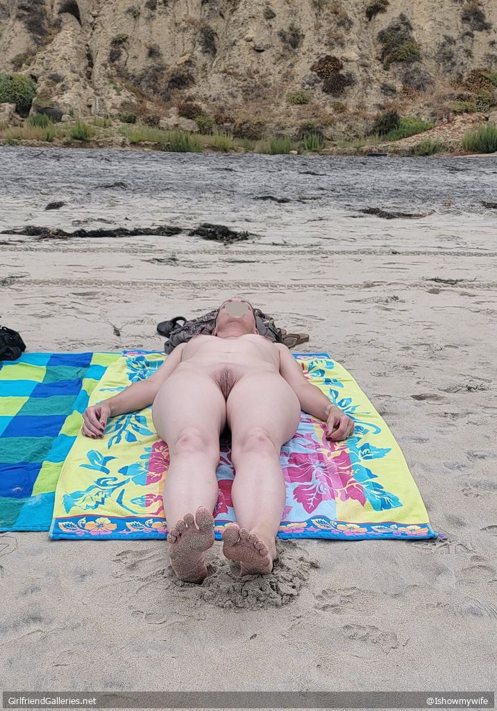 Nude on beach