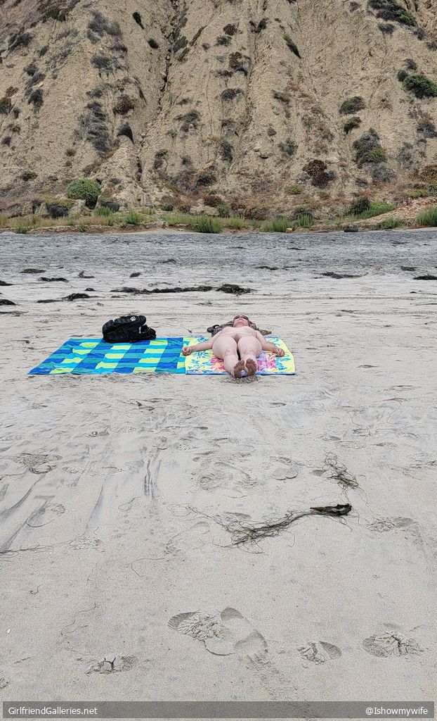 Nude on beach