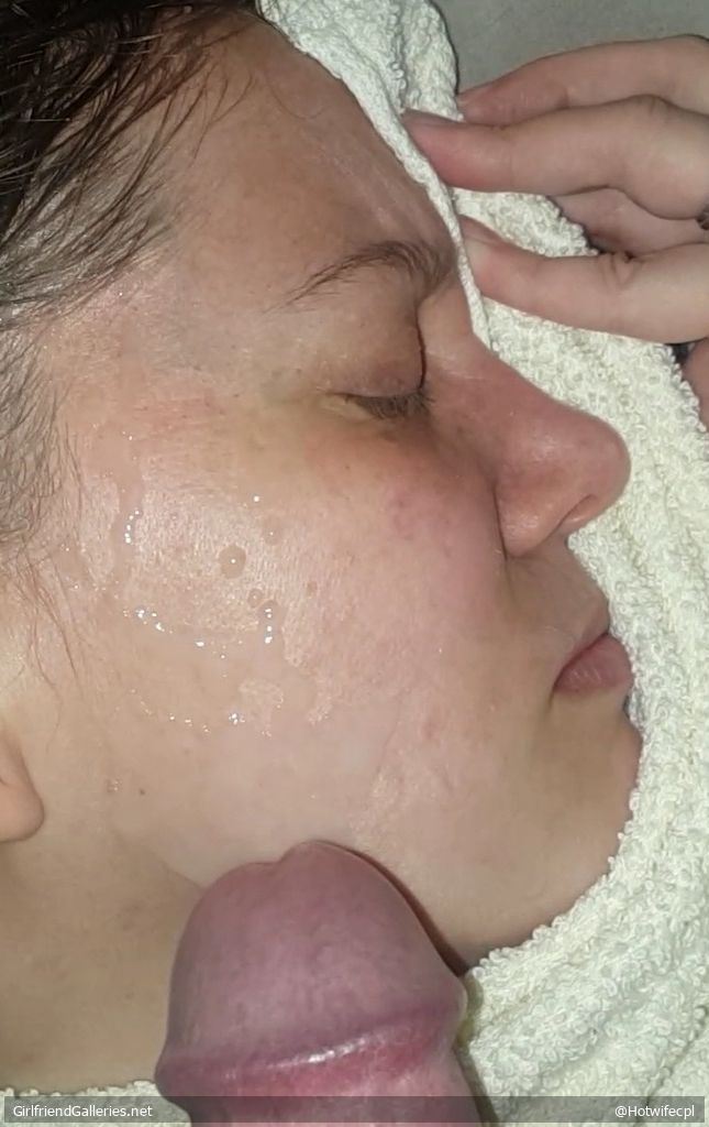 Emily takes cum