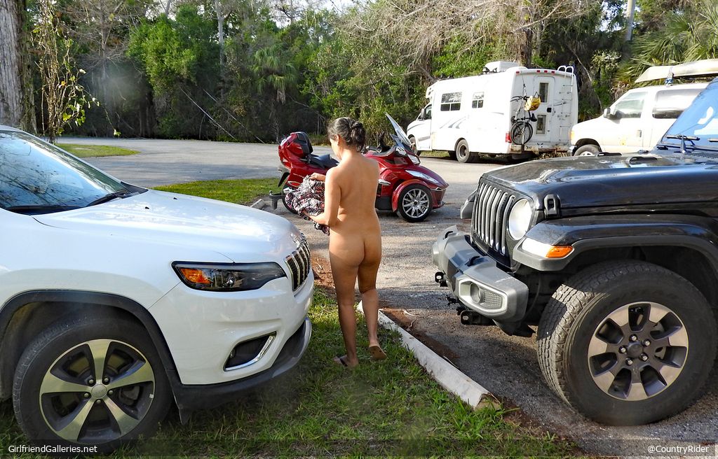 Parking Lots Make Her Clothes Fall Off