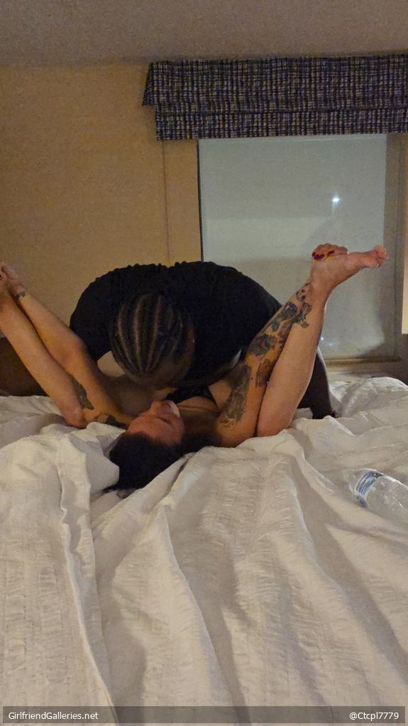 Sexy wife in action