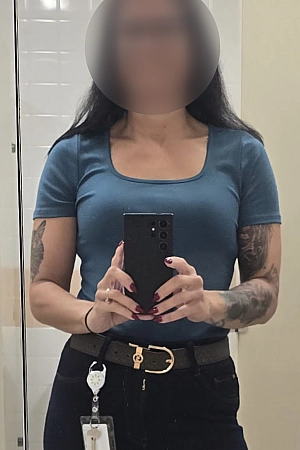 Sexy wife in action