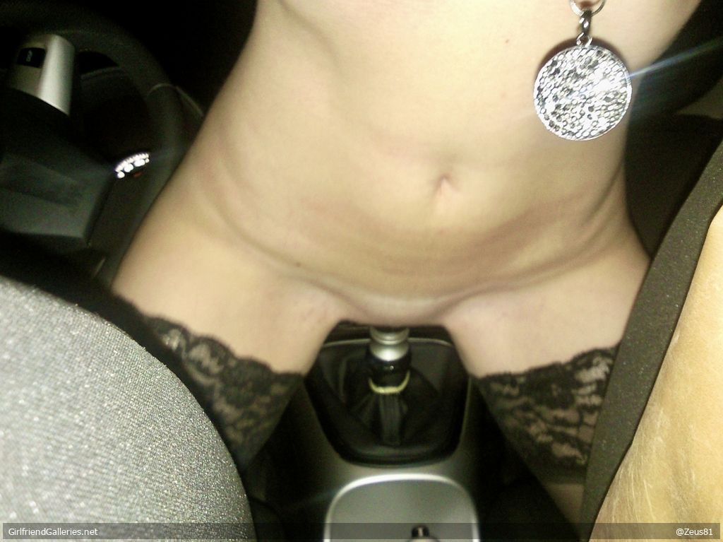 Greek slut wife Danai riding gear stick