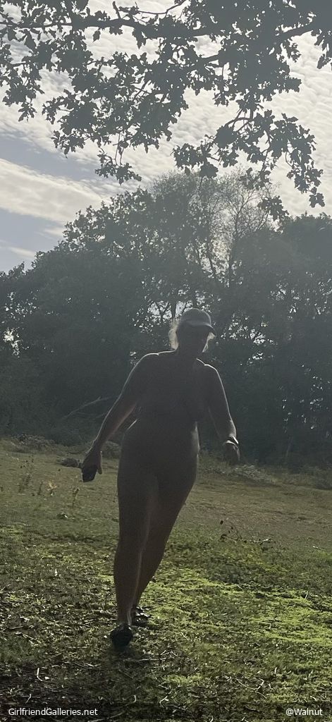 Nude blackberry picking
