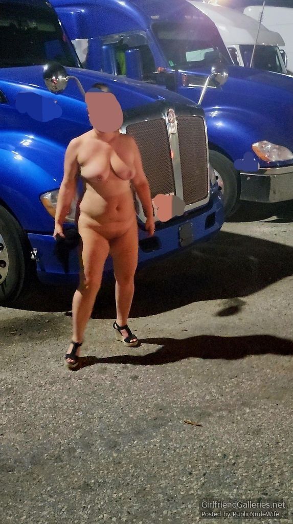 Married MILF Naked in Public