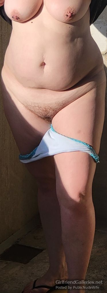 Married MILF Naked in Public