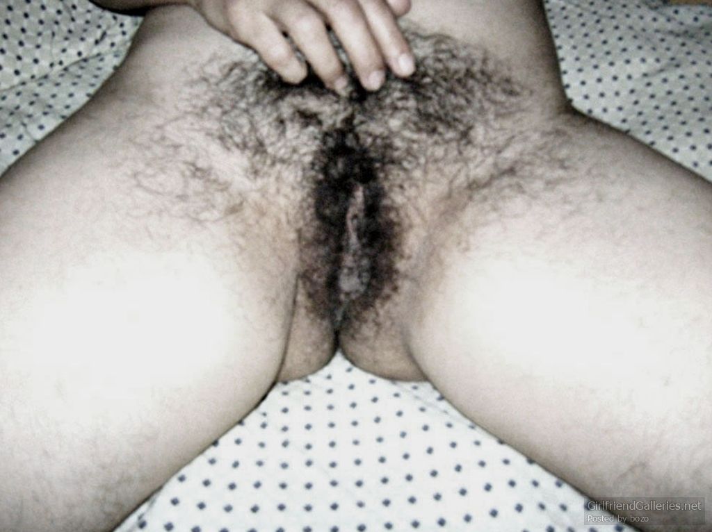 My hairy wife in a sexy thong