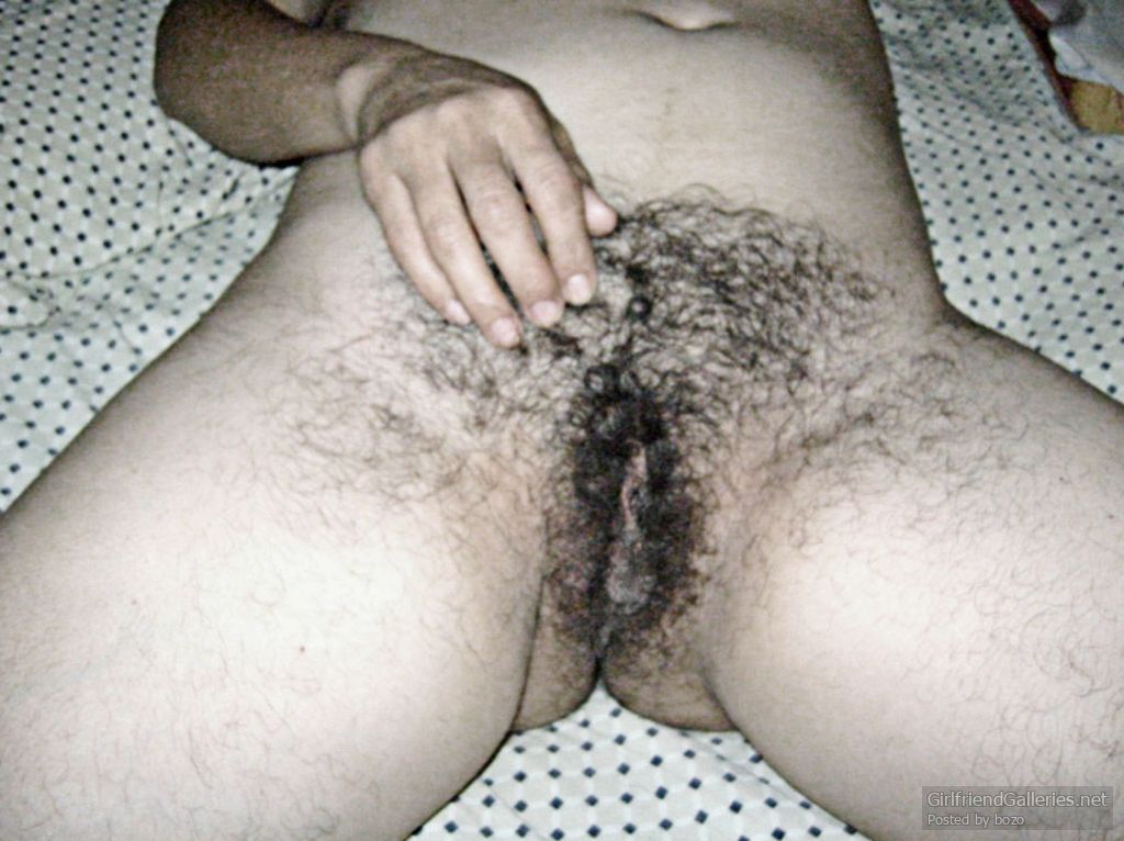 My hairy wife in a sexy thong