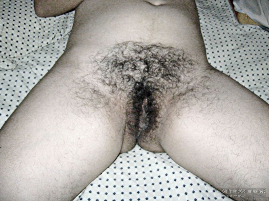 My hairy wife in a sexy thong