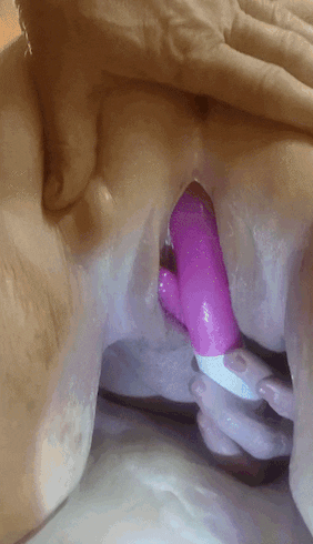 Wife playing with her pretty pussy