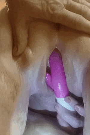 Wife playing with her pretty pussy