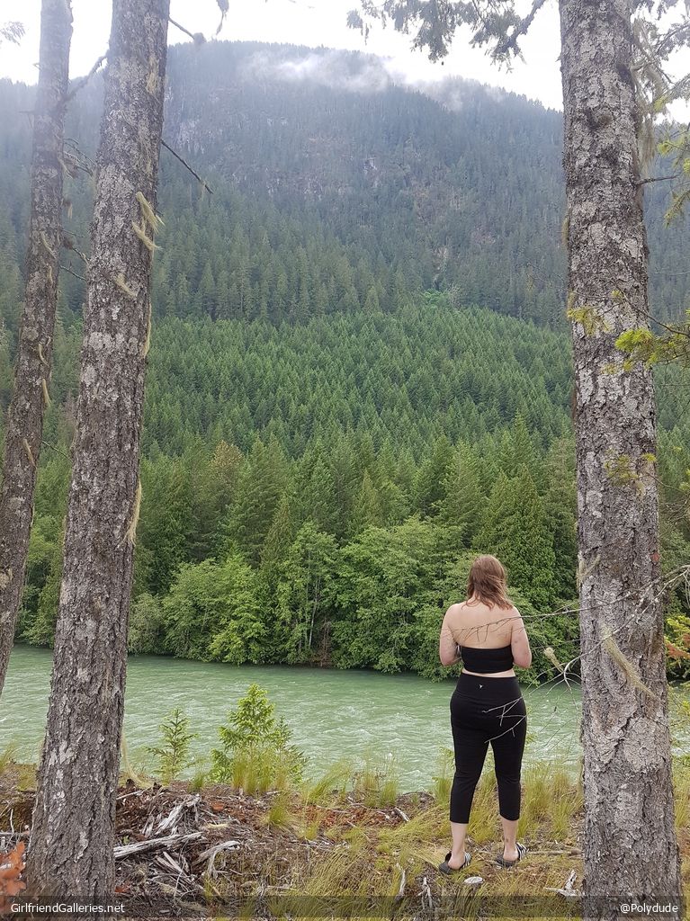 Our sexy camping trip. Totally destroyed her in the tent.
