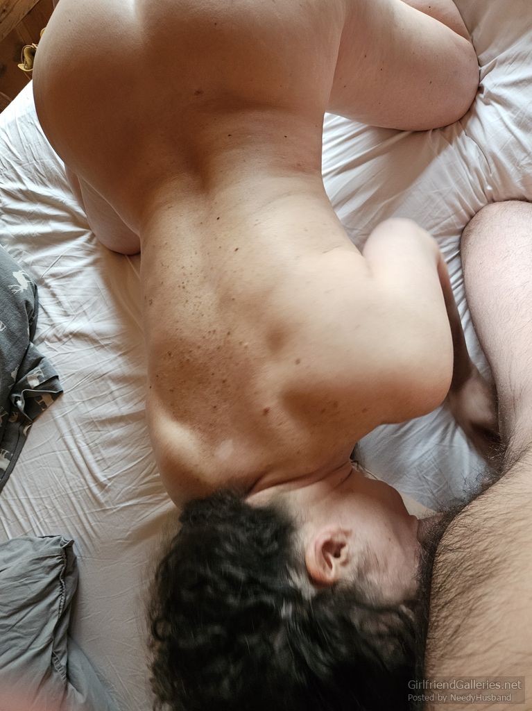 (Shy milf wife) Blowjob