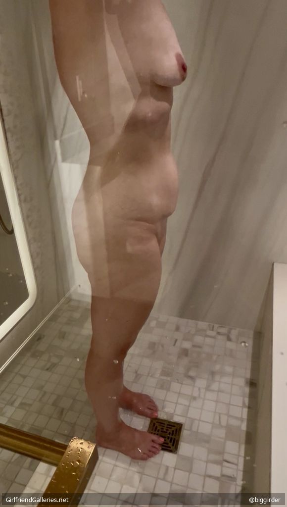 Mrs C gets showered …