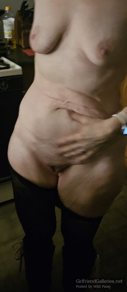 Nude around the house