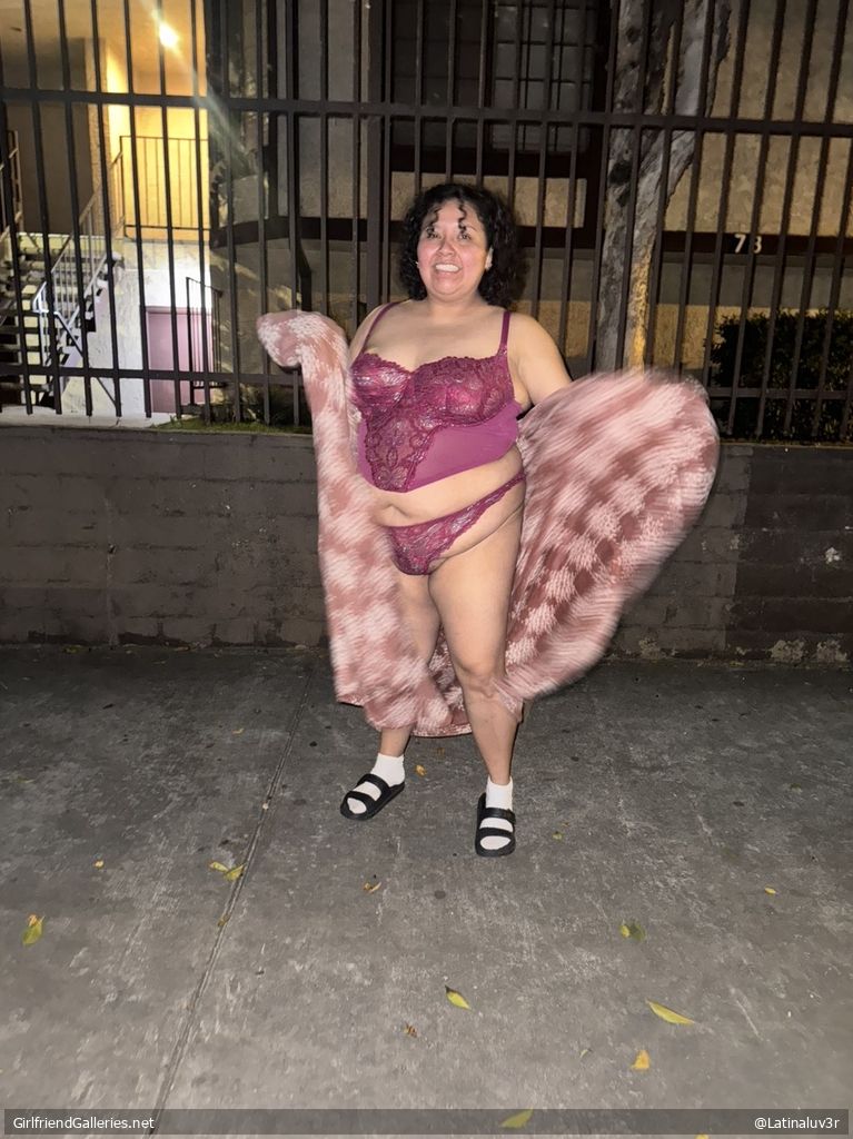 My wife being a freak in public