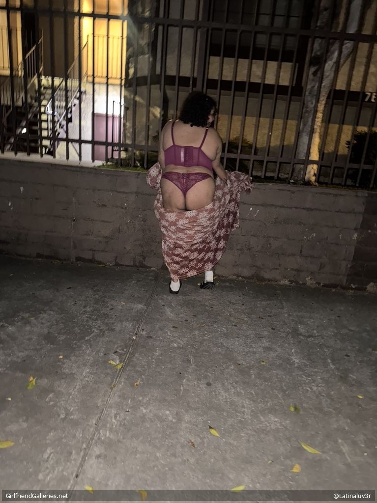 My wife being a freak in public