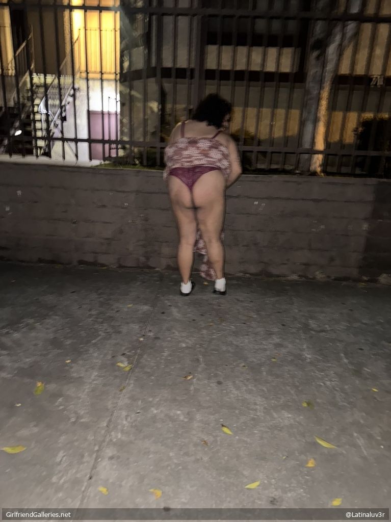 My wife being a freak in public