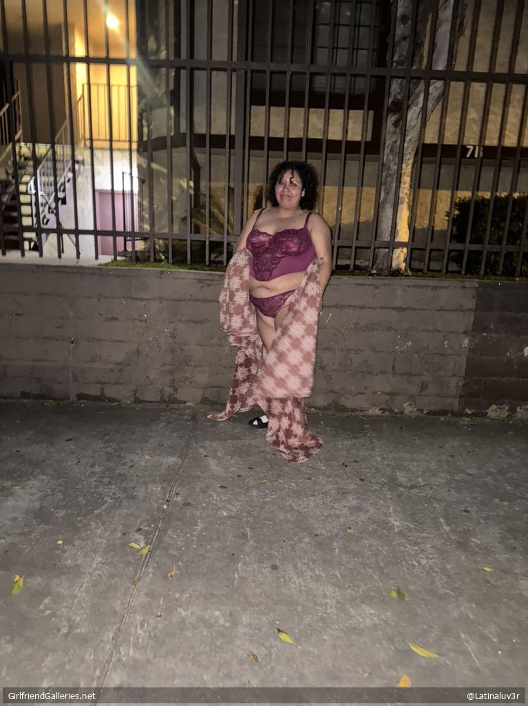 My wife being a freak in public