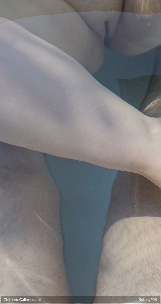 Footjob in the Pool