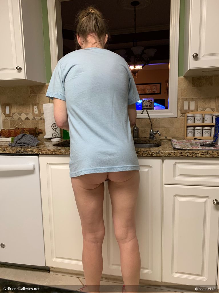 Rachel nude around house