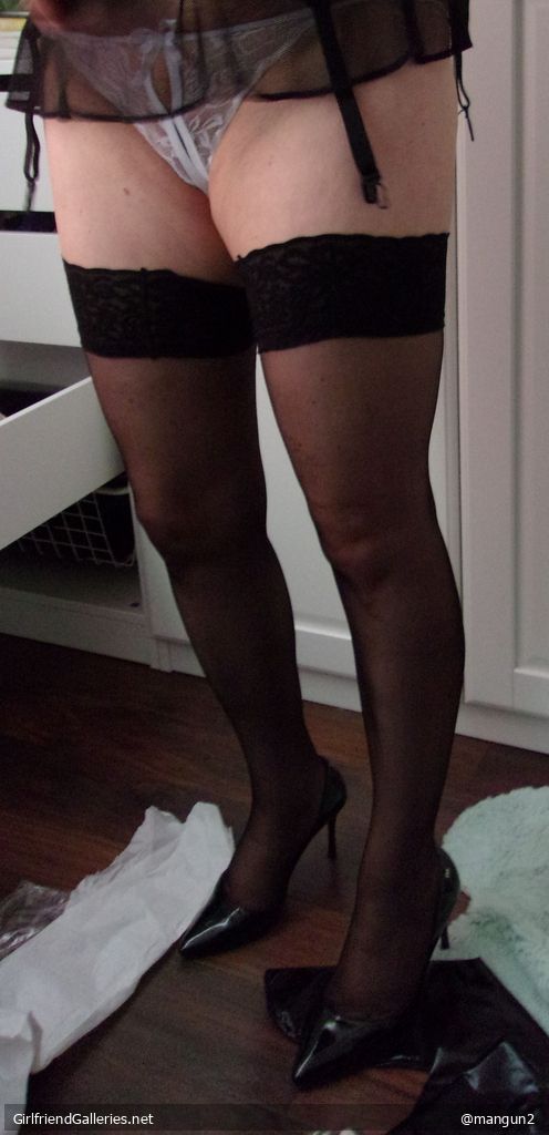Stockings and heels