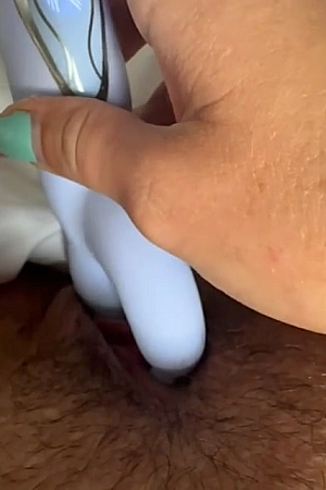 Wife playing with dildo