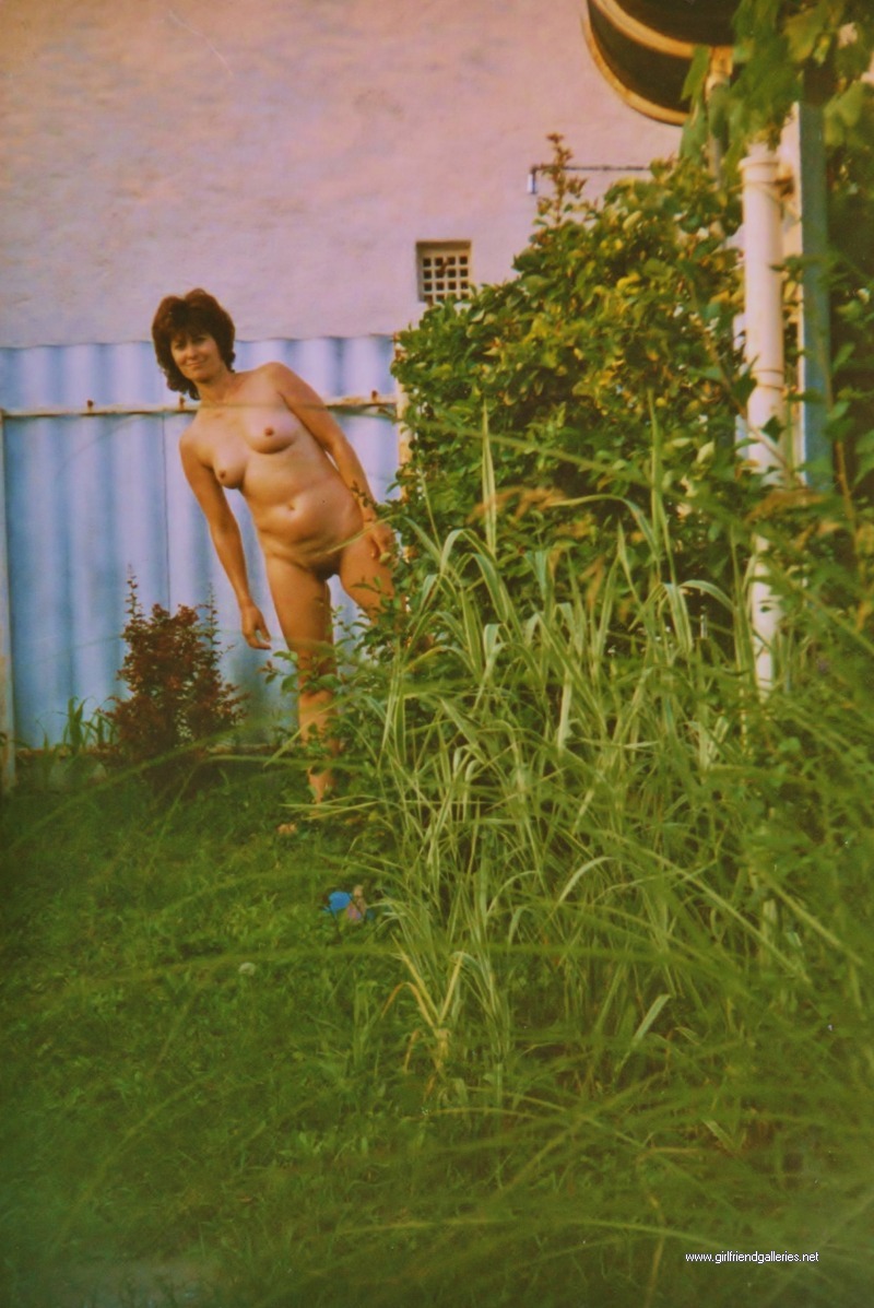Wife in garden