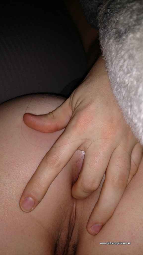 Girlfriend anal fingering