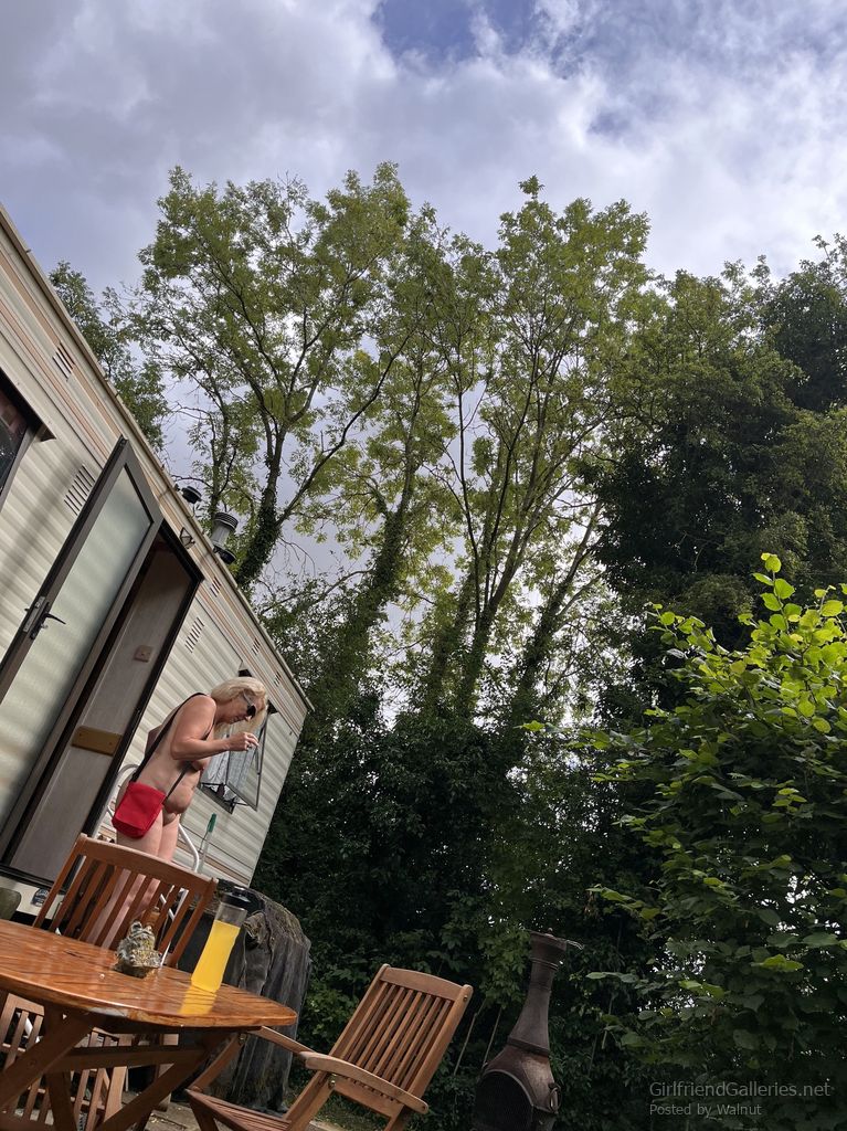 Summertime woodland nude walk