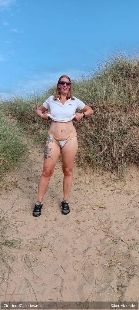 At the beach