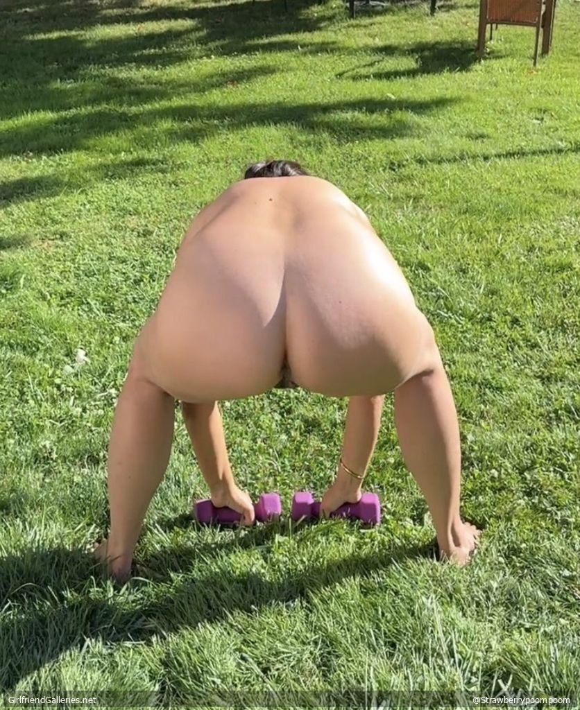 Summertime nude workout