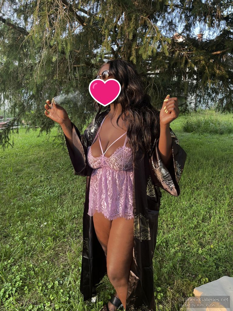 Enjoying nature in my robe