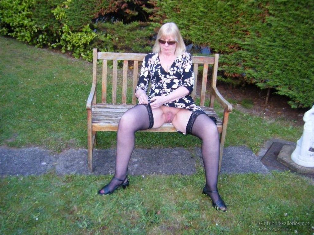 Val in the garden