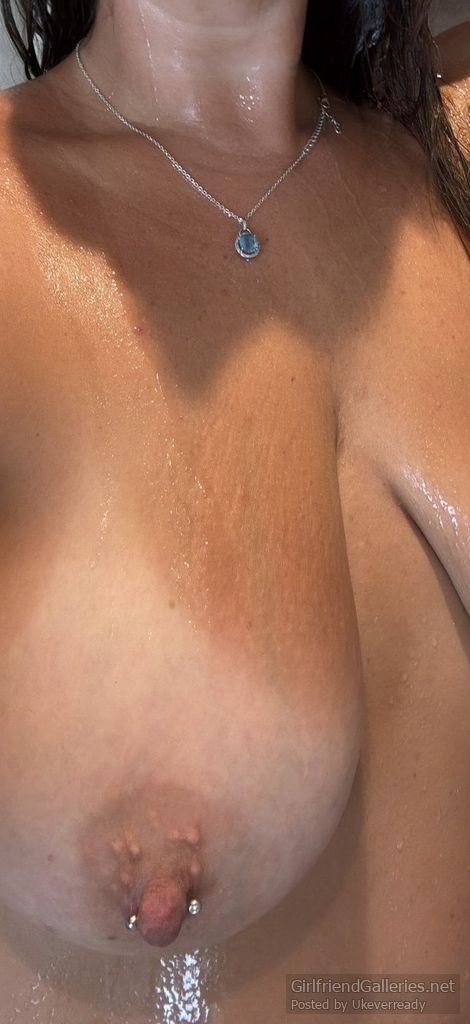 Girlfriend’s hard nipples