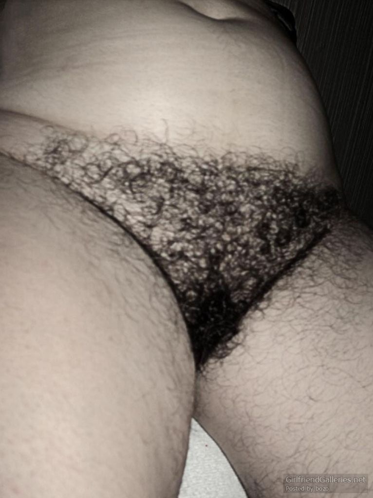 My hairy wife completely naked