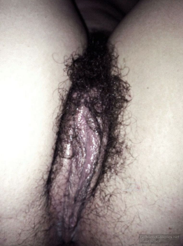 My hairy wife completely naked
