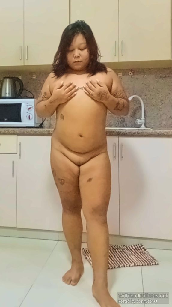 Ali being naughty in the kitchen at work and in the Typhoon 