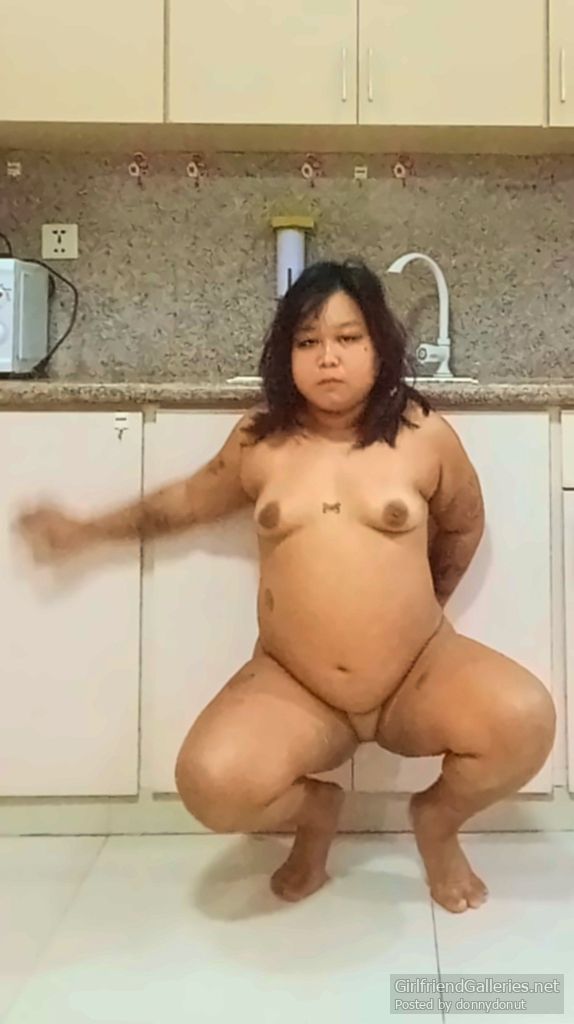 Ali being naughty in the kitchen at work and in the Typhoon 