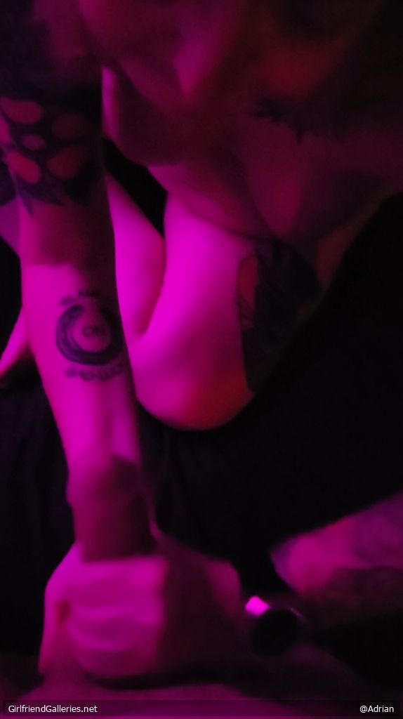 Couple play and cum shot